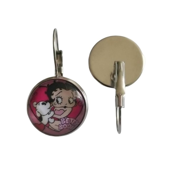 Handcrafted Betty Boop Earrings- one left! - Picture 2 of 4